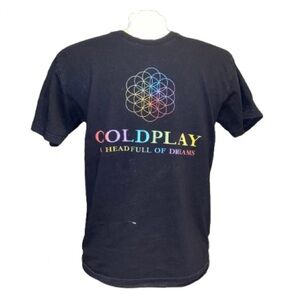 Coldplay Black Short Sleeve Tee